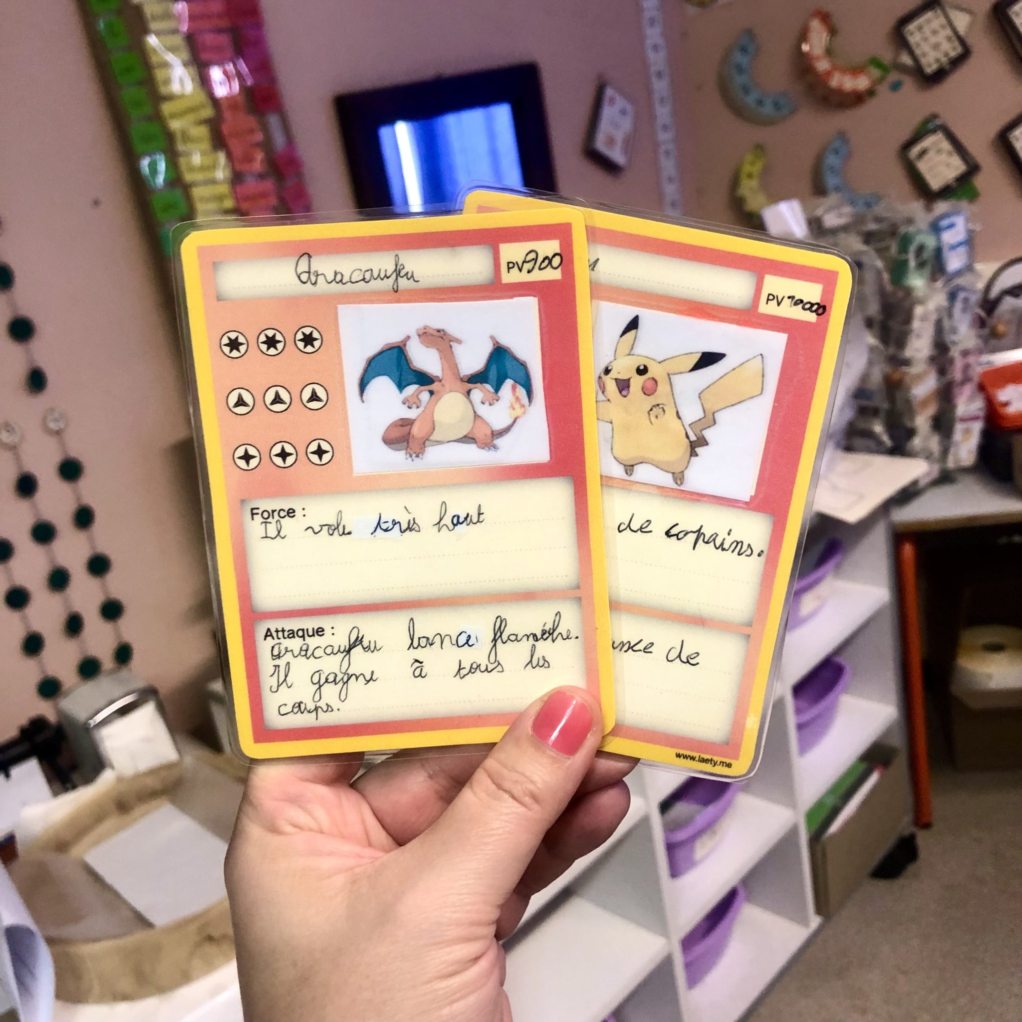 Cartes Pokémon à créer Ressources pédagogiques
